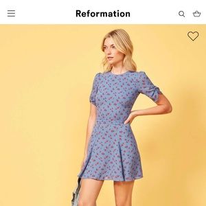 Reformation Gracie Dress in Vermont Print